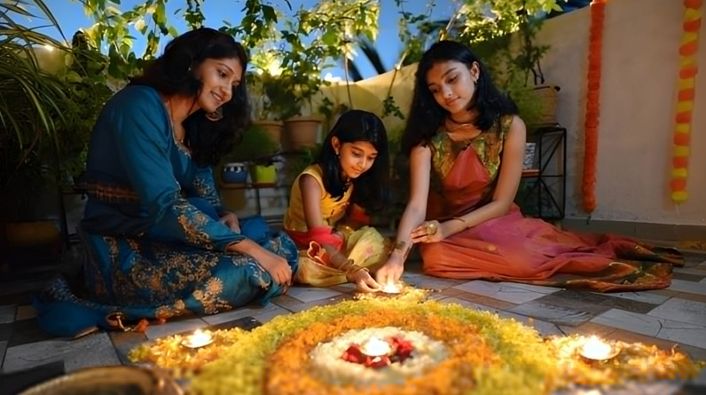 Flower Power Using Marigolds and Diyas for Stunning Diwali Decor
