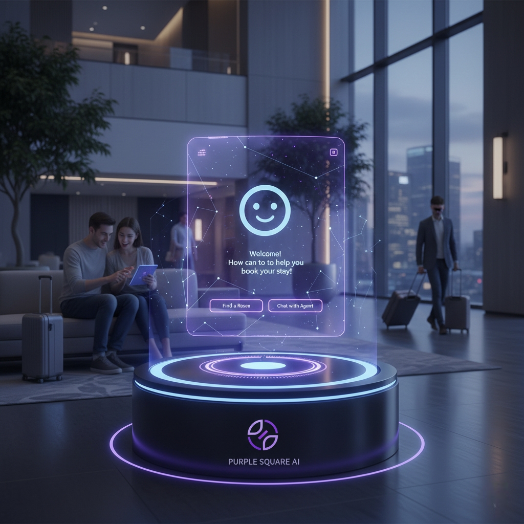 The Future of Hotel Bookings Hotel Reservation Chatbots Powered by Purple Square AI