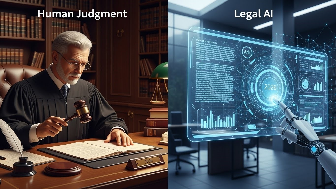 Human Judgment vs Legal AI: AI for Legal Work in 2026