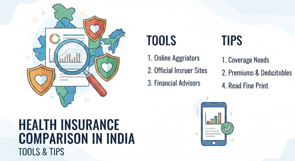 Health Insurance Comparison in India: Tools and Tips