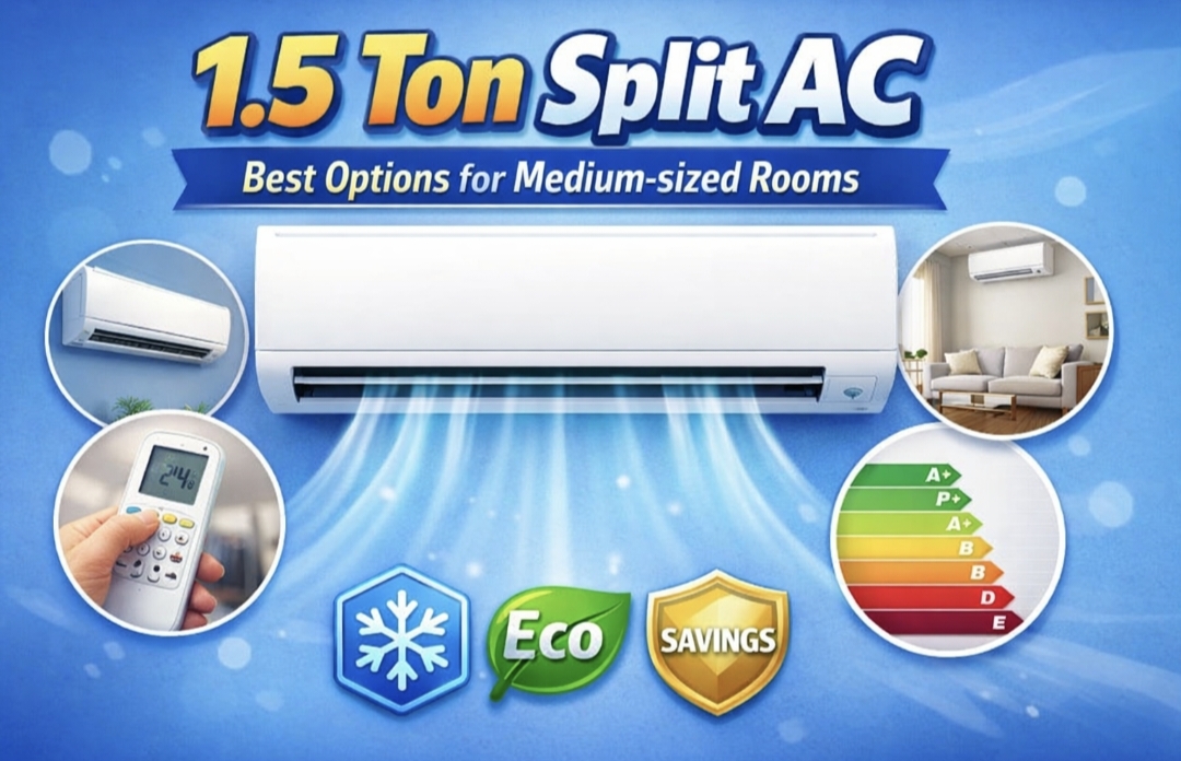 1.5 Ton Split AC Best Options for Medium sized Room