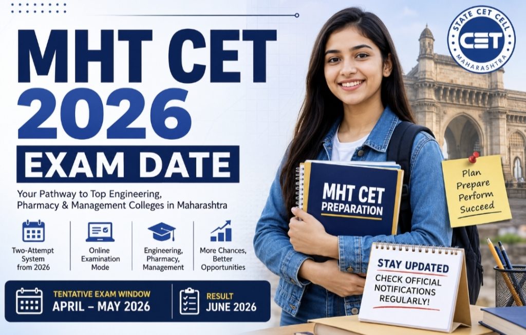 MHT CET 2026 Entrance Exam Full Details