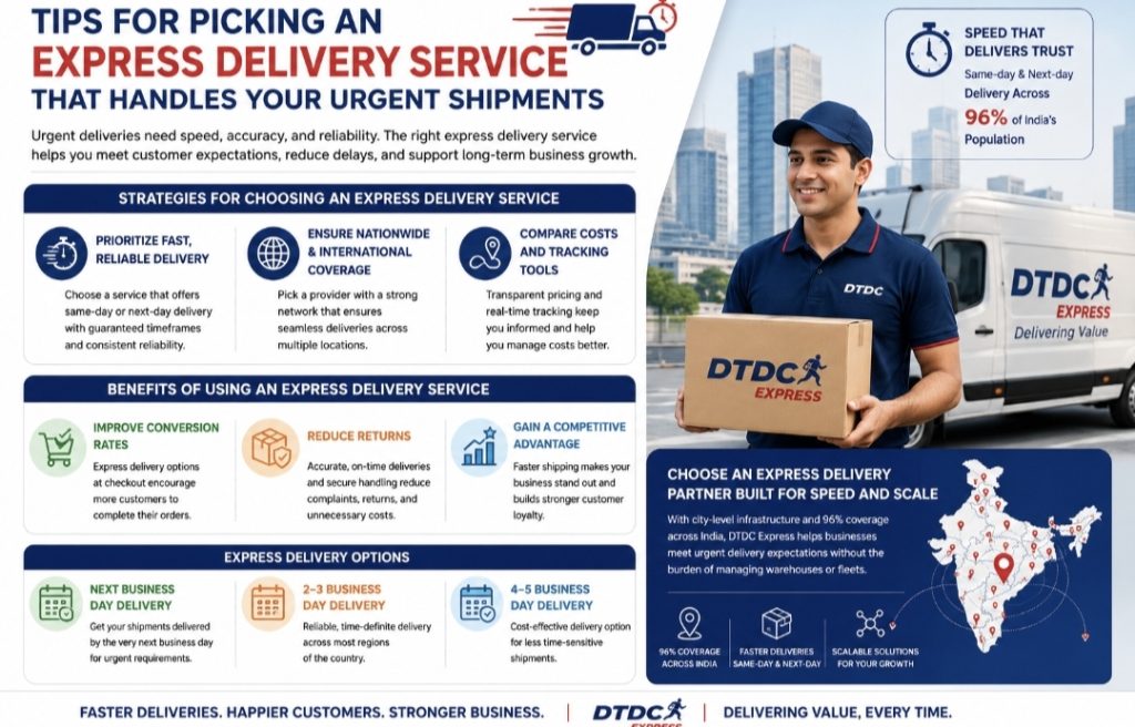 Tips for Picking an Express Delivery Service that Handles Your Urgent Shipments