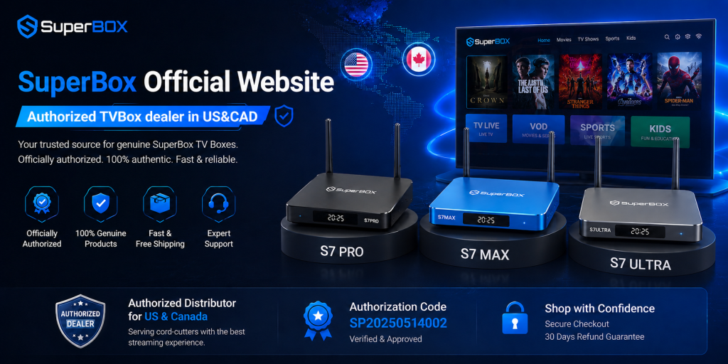 Official SuperBox Website Authorized dealer in US&CAD