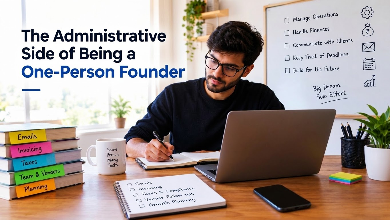 The Administrative Side of Being a One Person Founder